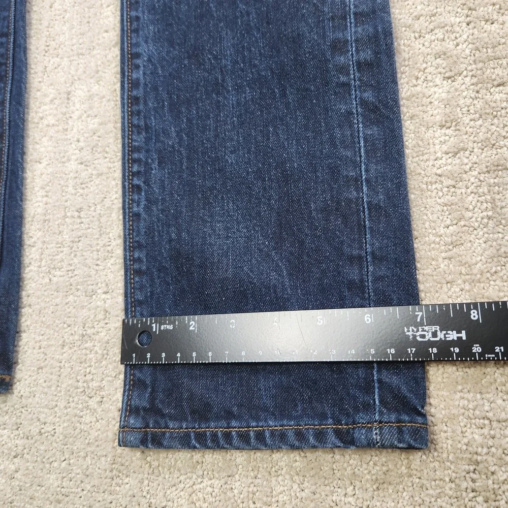 J Crew Jeans Men 32X34 Slim Vintage Flex Tapered Blue Denim Dark Wash Stretch